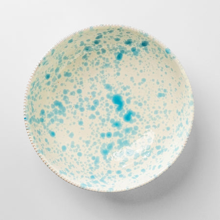 puglia splatter pasta bowl azzurro