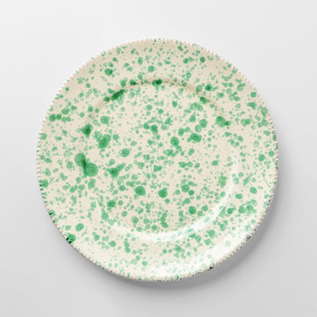 puglia splatter side plate verde