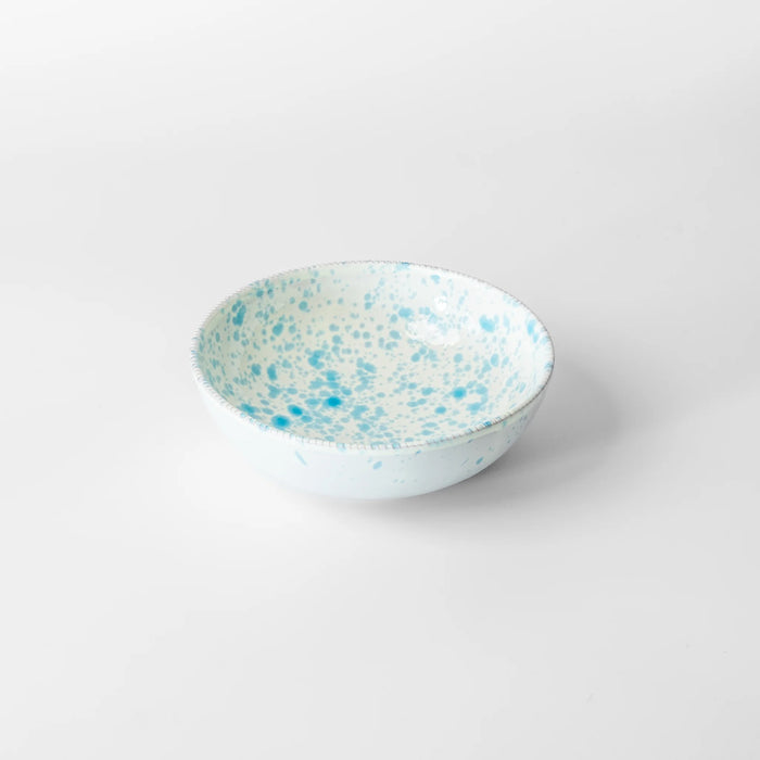 puglia splatter pasta bowl azzurro