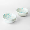 puglia splatter pasta bowl azzurro set