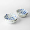 puglia splatter pasta bowl blu set