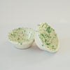 splatter ceramic bowls puglia design, handmade in italy