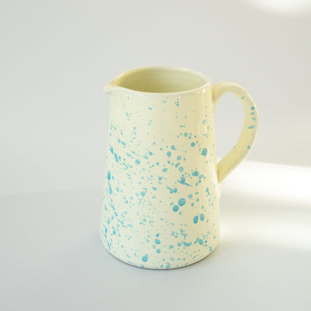 Splatter ceramic Jug Puglia design