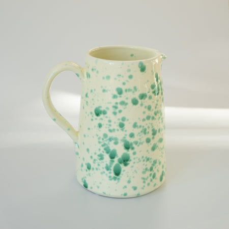 Splatter ceramic Jug Puglia design